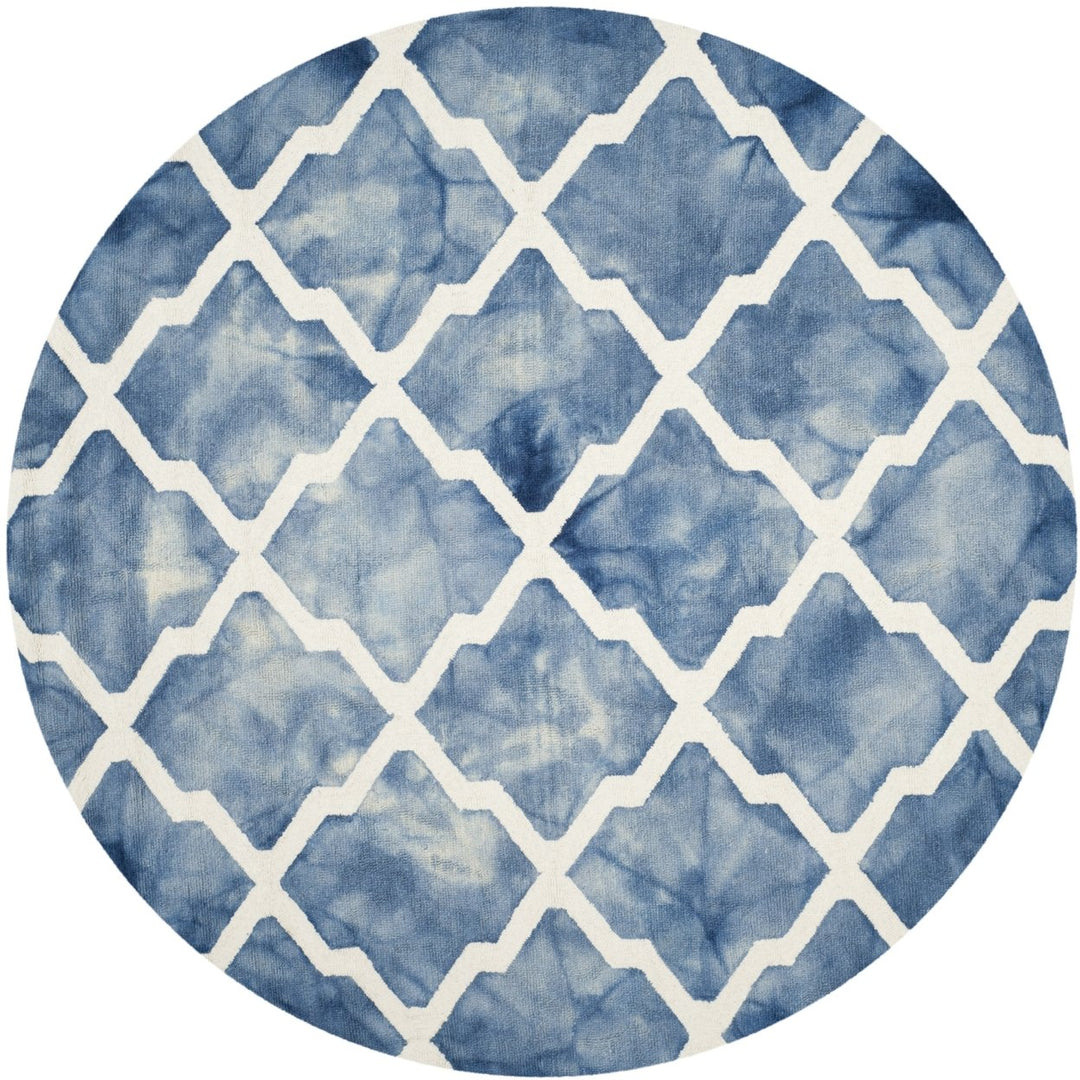 SAFAVIEH Dip Dye DDY540K Handmade Blue / Ivory Rug Image 4