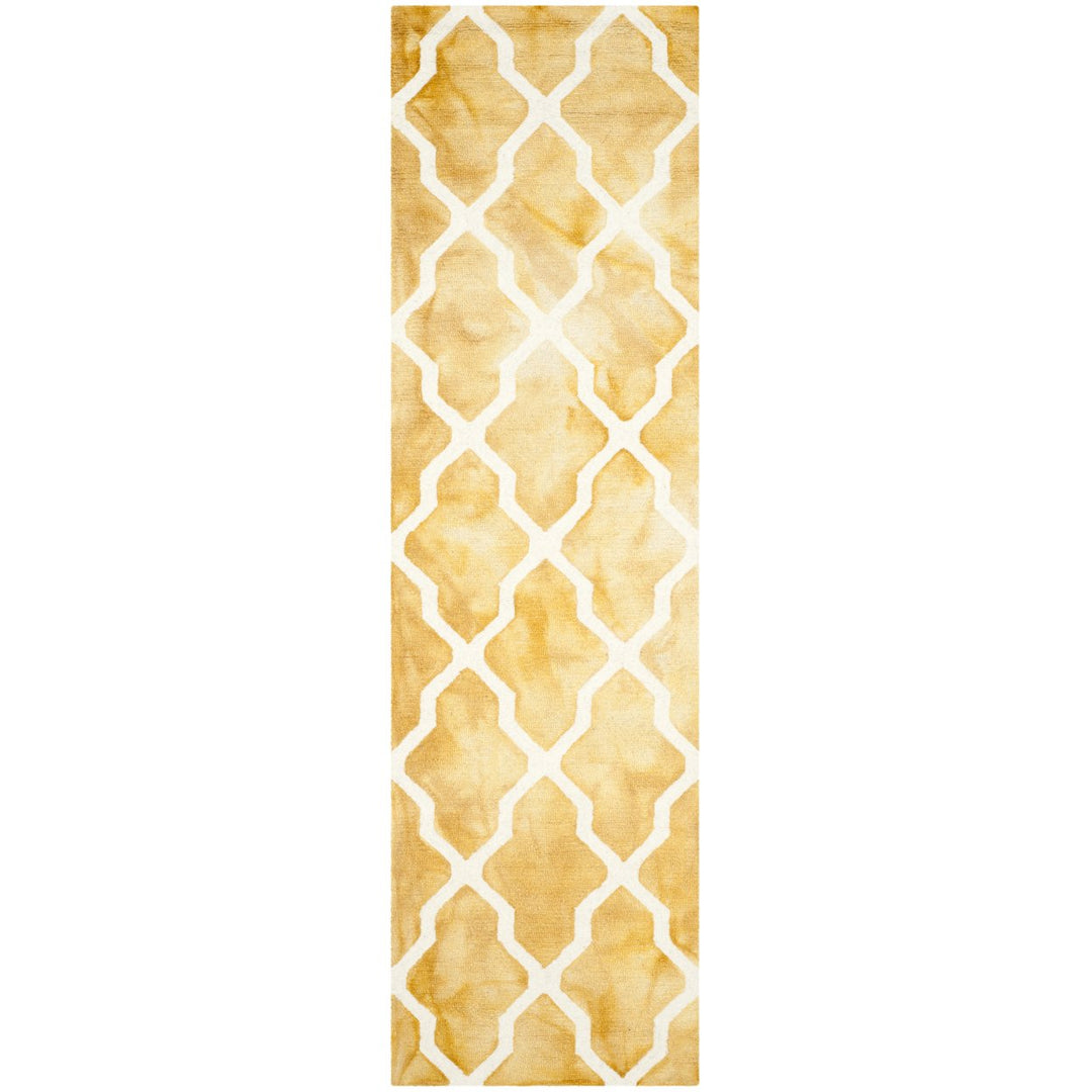 SAFAVIEH Dip Dye DDY540H Handmade Gold / Ivory Rug Image 5