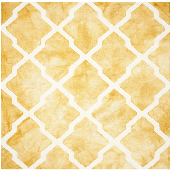 SAFAVIEH Dip Dye DDY540H Handmade Gold / Ivory Rug Image 6