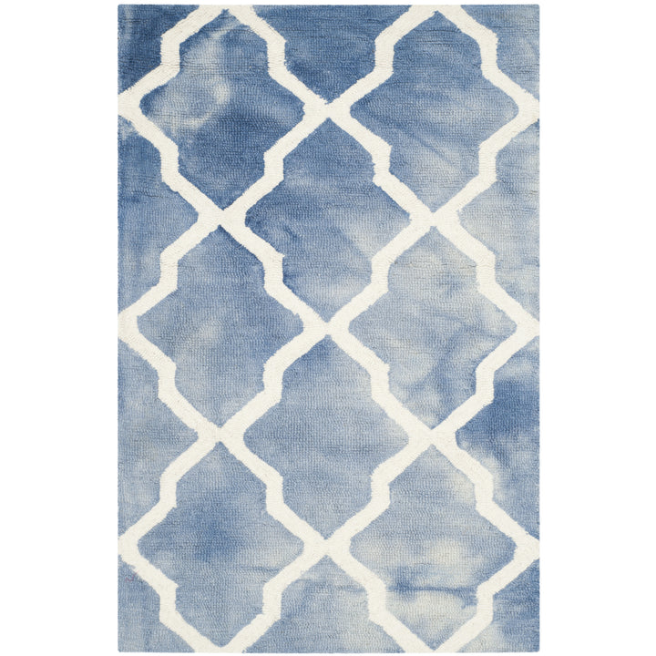 SAFAVIEH Dip Dye DDY540K Handmade Blue / Ivory Rug Image 9