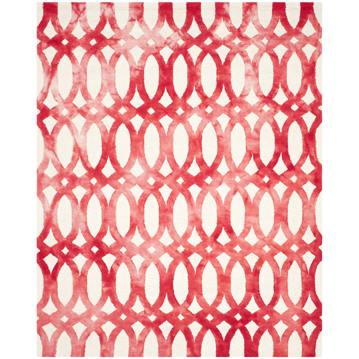 SAFAVIEH Dip Dye DDY675C Handmade Ivory / Red Rug Image 1