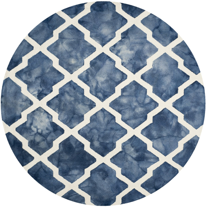 SAFAVIEH Dip Dye DDY540N Handmade Navy / Ivory Rug Image 4