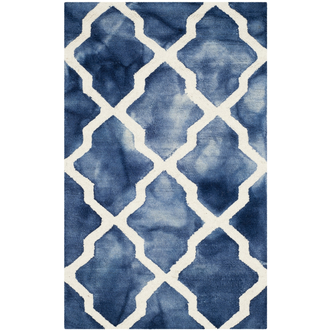 SAFAVIEH Dip Dye DDY540N Handmade Navy / Ivory Rug Image 8