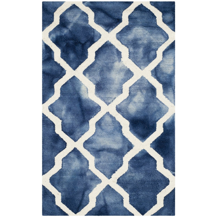 SAFAVIEH Dip Dye DDY540N Handmade Navy / Ivory Rug Image 1