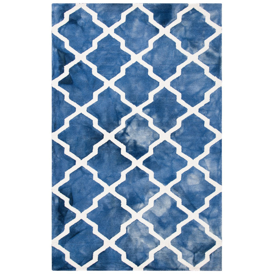 SAFAVIEH Dip Dye DDY540N Handmade Navy / Ivory Rug Image 1