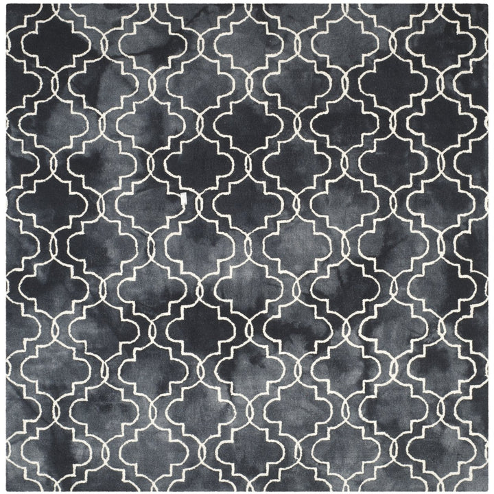 SAFAVIEH Dip Dye DDY676J Handmade Graphite / Ivory Rug Image 1