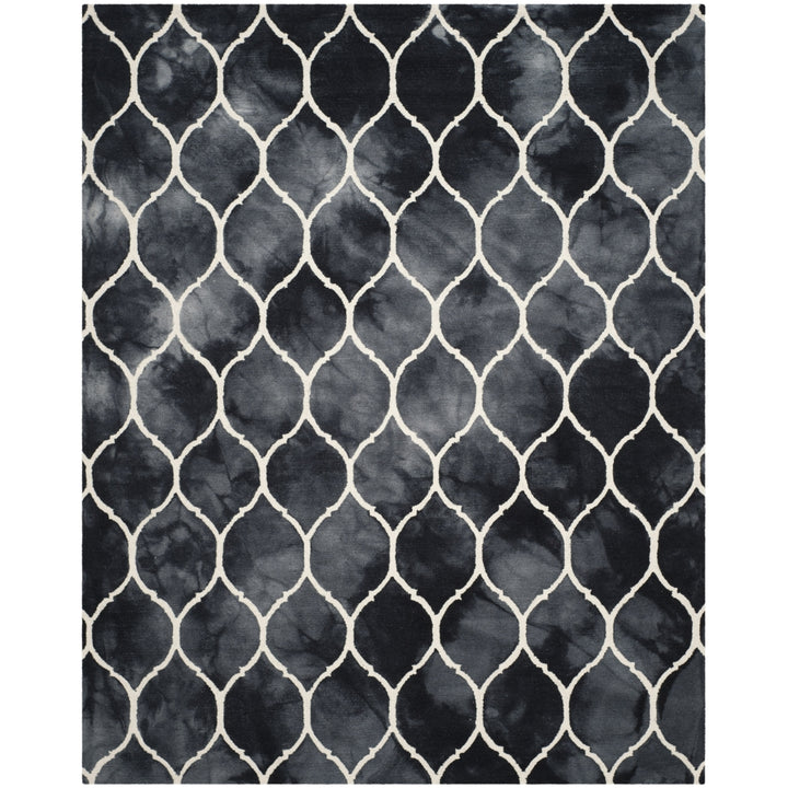 SAFAVIEH Dip Dye DDY685J Handmade Graphite / Ivory Rug Image 1