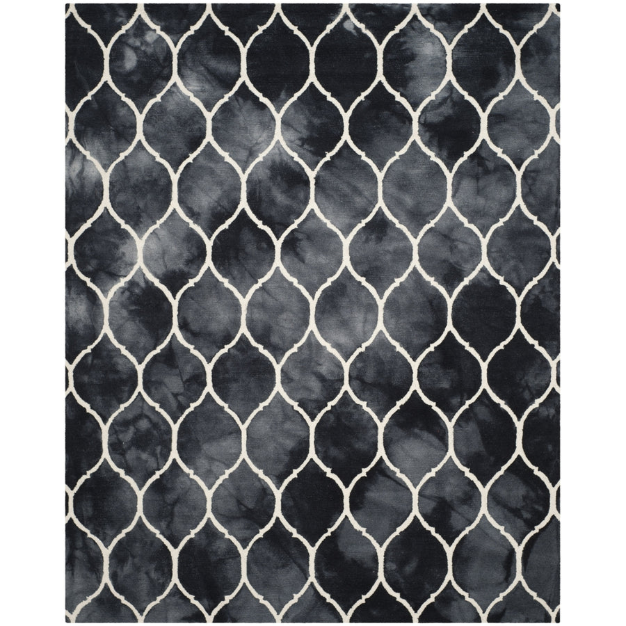 SAFAVIEH Dip Dye DDY685J Handmade Graphite / Ivory Rug Image 1