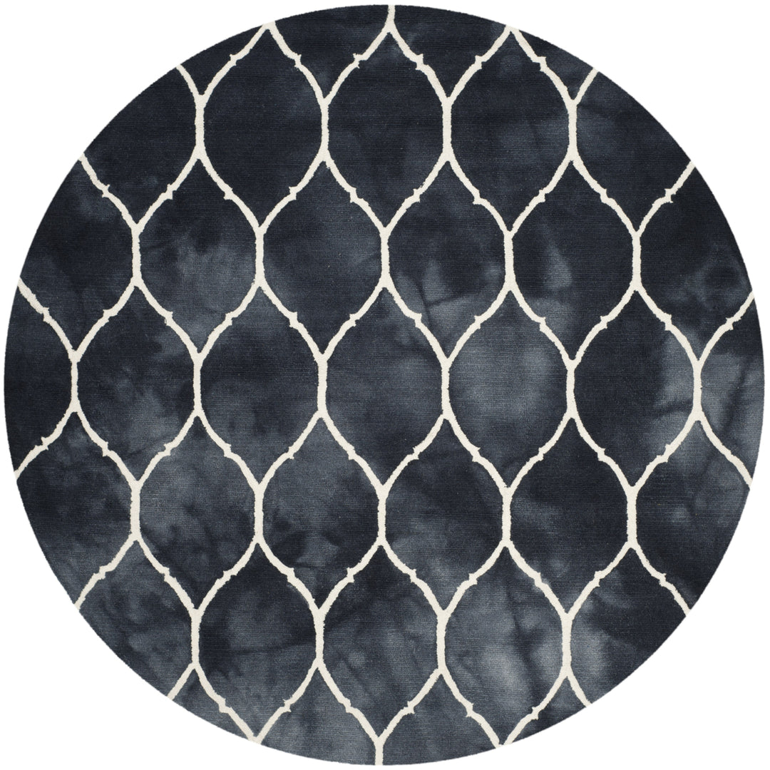 SAFAVIEH Dip Dye DDY685J Handmade Graphite / Ivory Rug Image 4