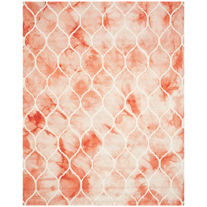 SAFAVIEH Dip Dye DDY685K Handmade Orange / Ivory Rug Image 1