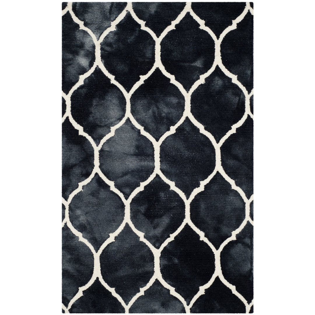 SAFAVIEH Dip Dye DDY685J Handmade Graphite / Ivory Rug Image 10