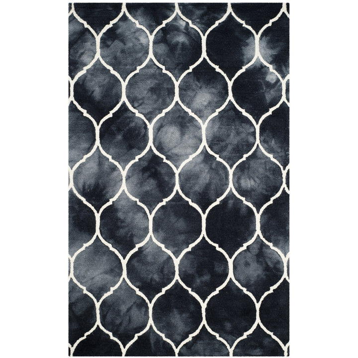 SAFAVIEH Dip Dye DDY685J Handmade Graphite / Ivory Rug Image 11