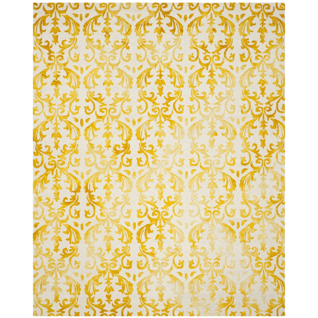 SAFAVIEH Dip Dye DDY689A Handmade Ivory / Gold Rug Image 1