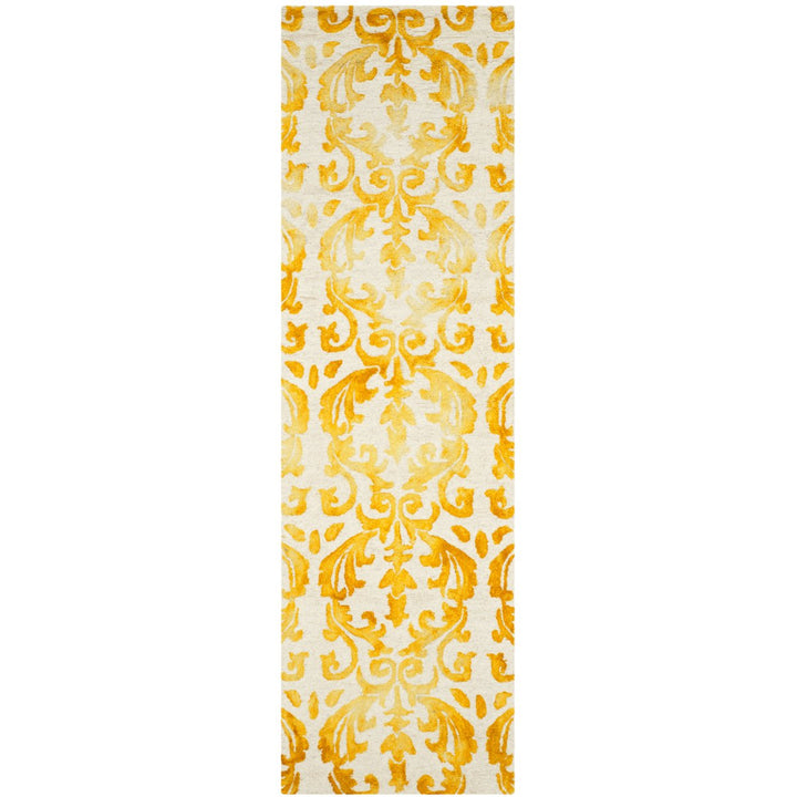 SAFAVIEH Dip Dye DDY689A Handmade Ivory / Gold Rug Image 4