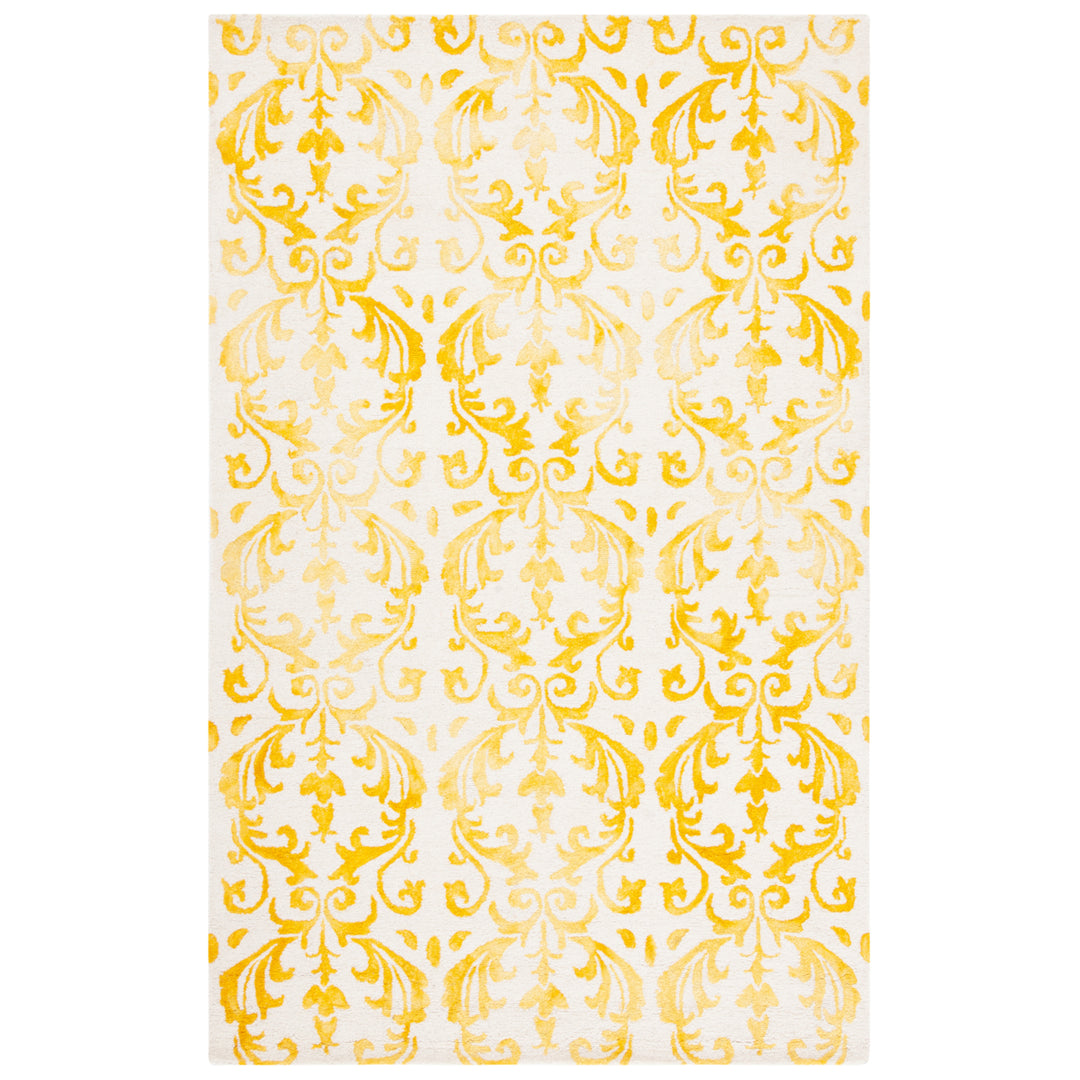 SAFAVIEH Dip Dye DDY689A Handmade Ivory / Gold Rug Image 6