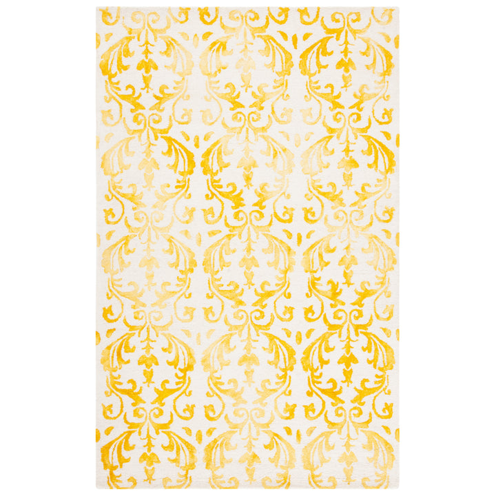 SAFAVIEH Dip Dye DDY689A Handmade Ivory / Gold Rug Image 6