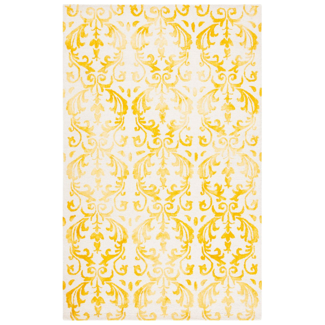 SAFAVIEH Dip Dye DDY689A Handmade Ivory / Gold Rug Image 1