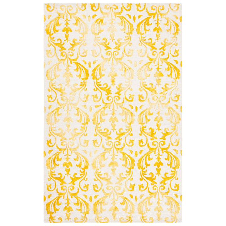 SAFAVIEH Dip Dye DDY689A Handmade Ivory / Gold Rug Image 1