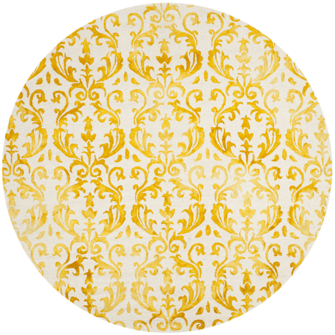 SAFAVIEH Dip Dye DDY689A Handmade Ivory / Gold Rug Image 7