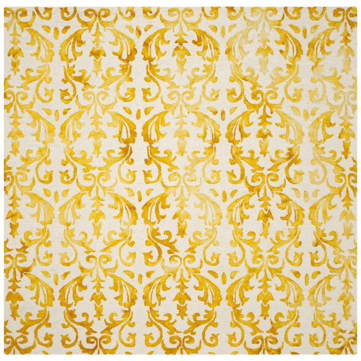 SAFAVIEH Dip Dye DDY689A Handmade Ivory / Gold Rug Image 8