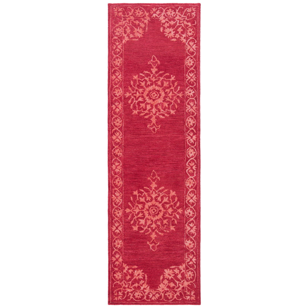 SAFAVIEH Dip Dye Collection DDY702Q Handmade Red Rug Image 4