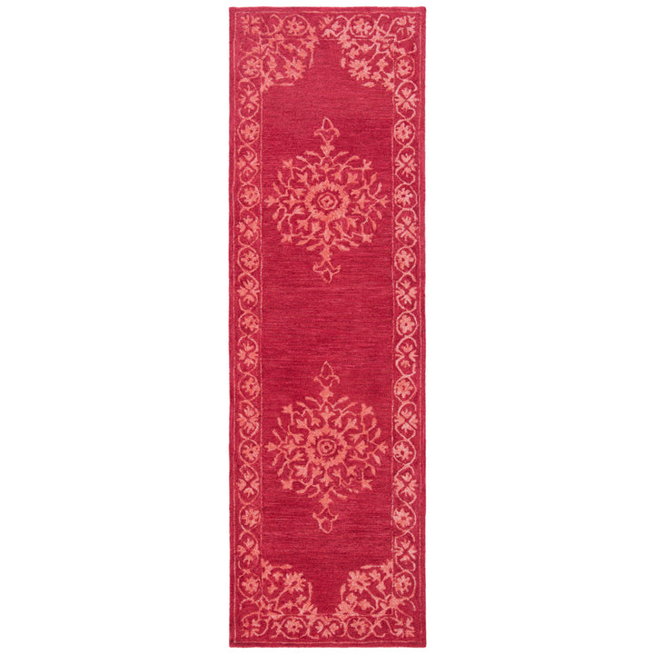 SAFAVIEH Dip Dye Collection DDY702Q Handmade Red Rug Image 4