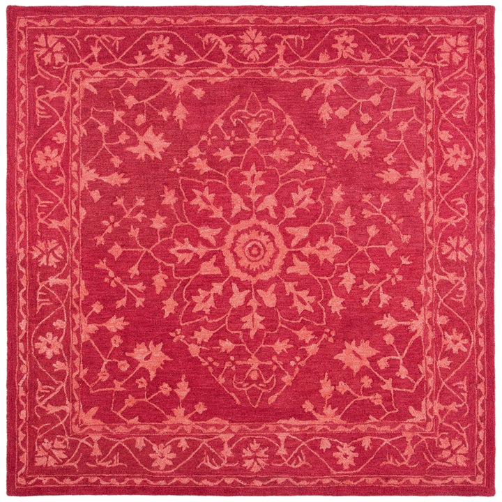 SAFAVIEH Dip Dye Collection DDY702Q Handmade Red Rug Image 5