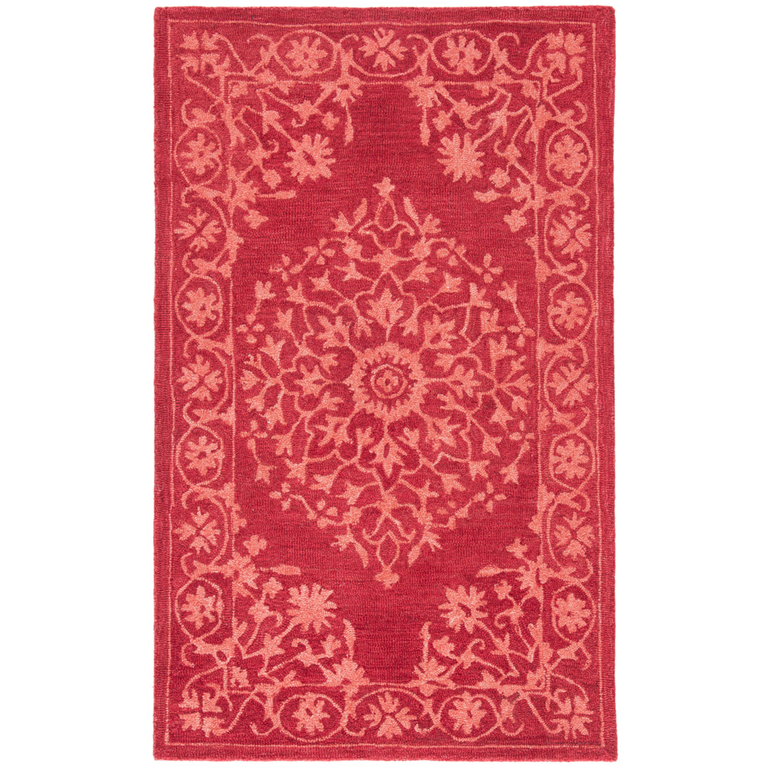 SAFAVIEH Dip Dye Collection DDY702Q Handmade Red Rug Image 7