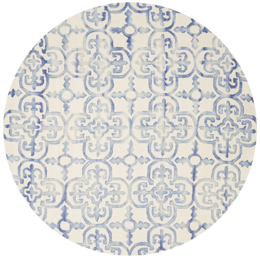 SAFAVIEH Dip Dye DDY711A Handmade Ivory / Blue Rug Image 1