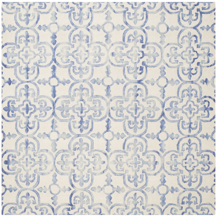 SAFAVIEH Dip Dye DDY711A Handmade Ivory / Blue Rug Image 1