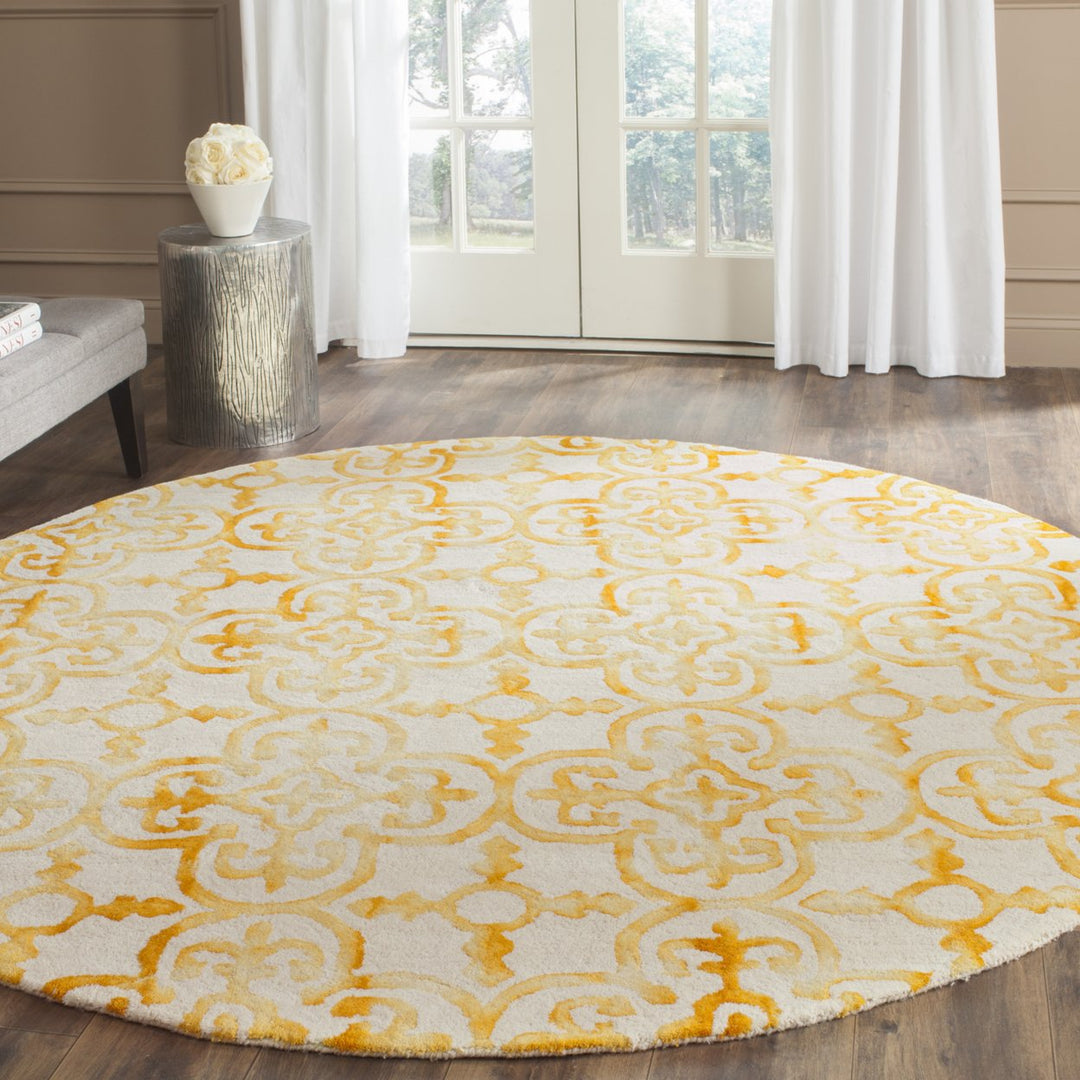 SAFAVIEH Dip Dye DDY711C Handmade Ivory / Gold Rug Image 2