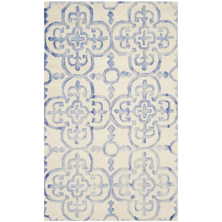 SAFAVIEH Dip Dye DDY711A Handmade Ivory / Blue Rug Image 1