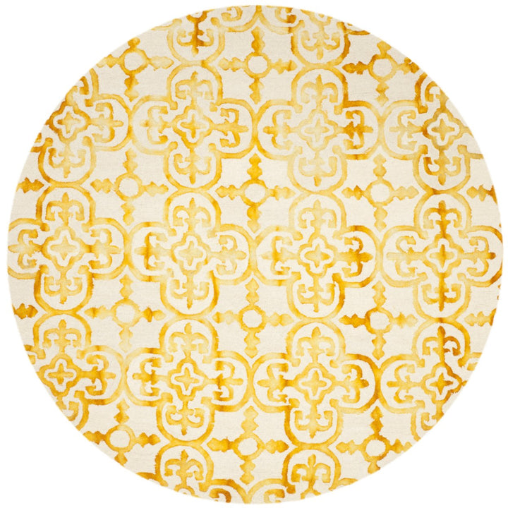 SAFAVIEH Dip Dye DDY711C Handmade Ivory / Gold Rug Image 4