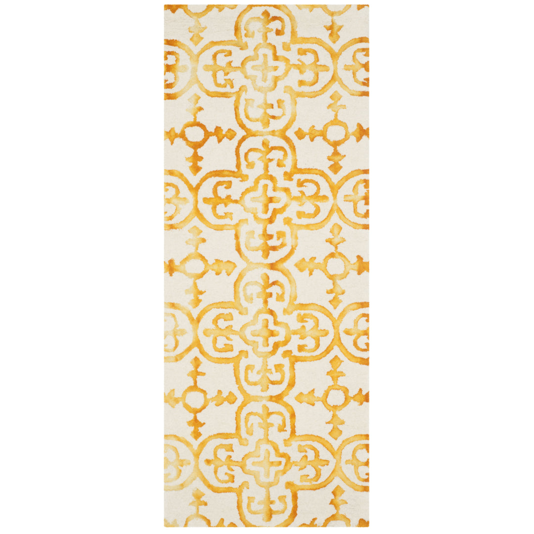 SAFAVIEH Dip Dye DDY711C Handmade Ivory / Gold Rug Image 5