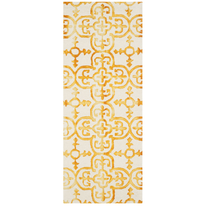 SAFAVIEH Dip Dye DDY711C Handmade Ivory / Gold Rug Image 5