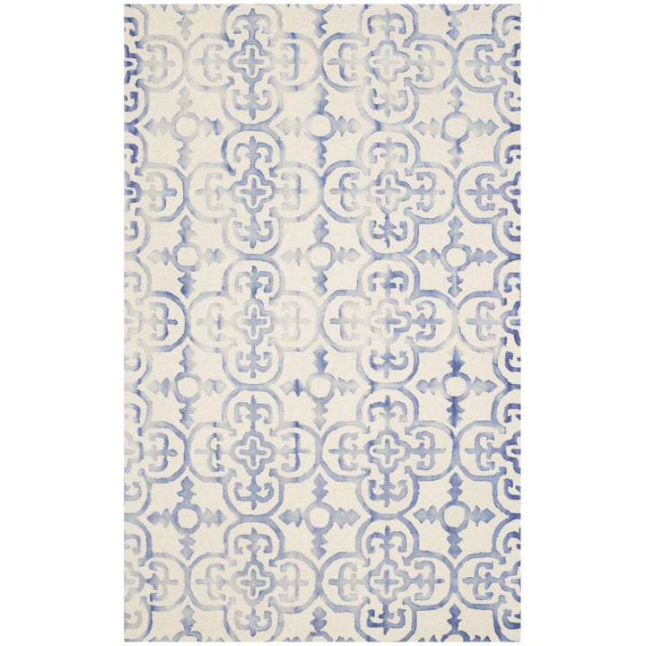 SAFAVIEH Dip Dye DDY711A Handmade Ivory / Blue Rug Image 1