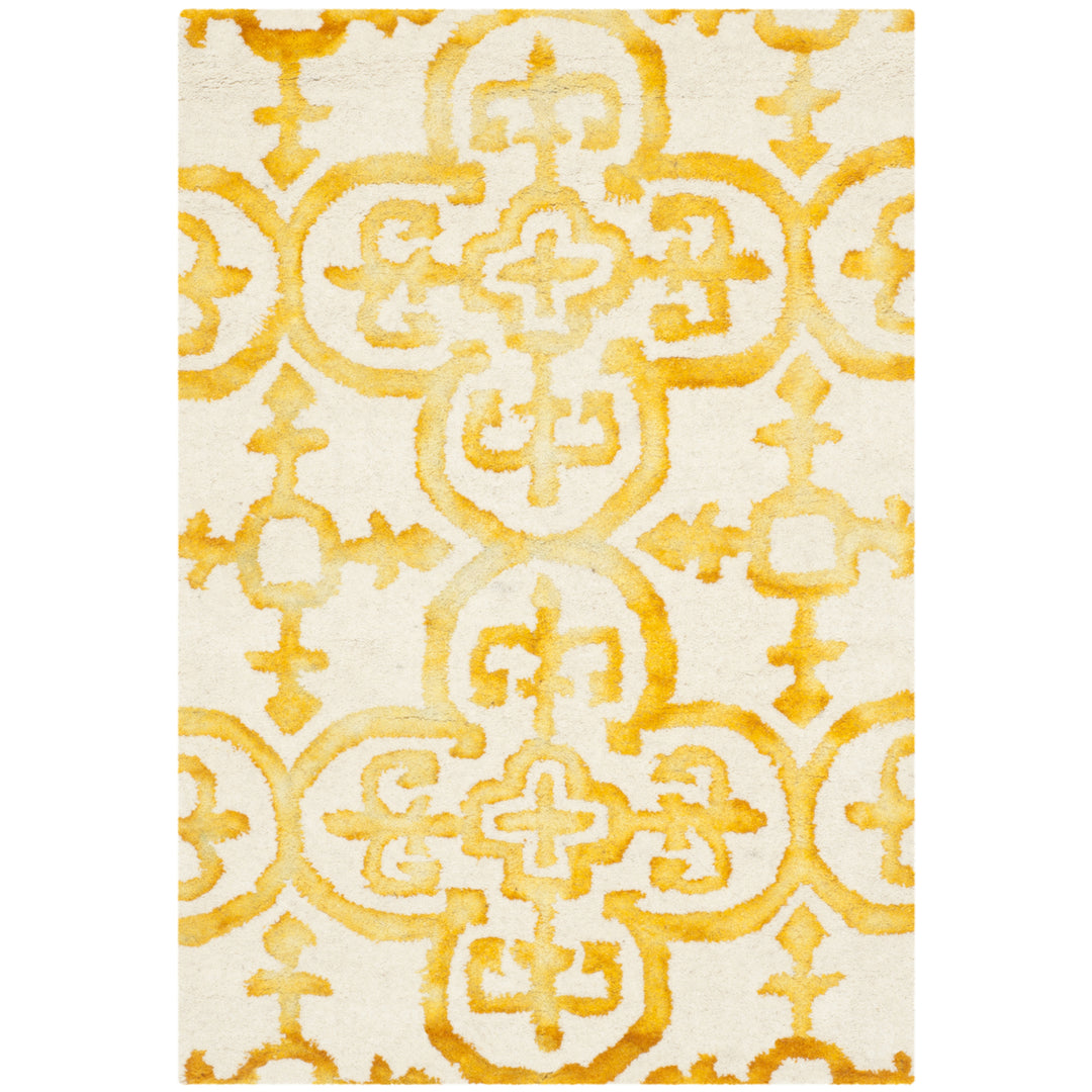 SAFAVIEH Dip Dye DDY711C Handmade Ivory / Gold Rug Image 8