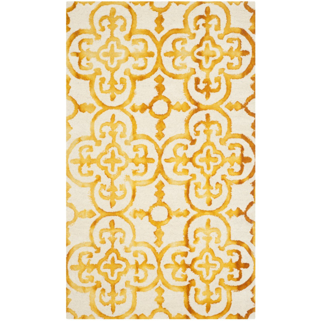 SAFAVIEH Dip Dye DDY711C Handmade Ivory / Gold Rug Image 1