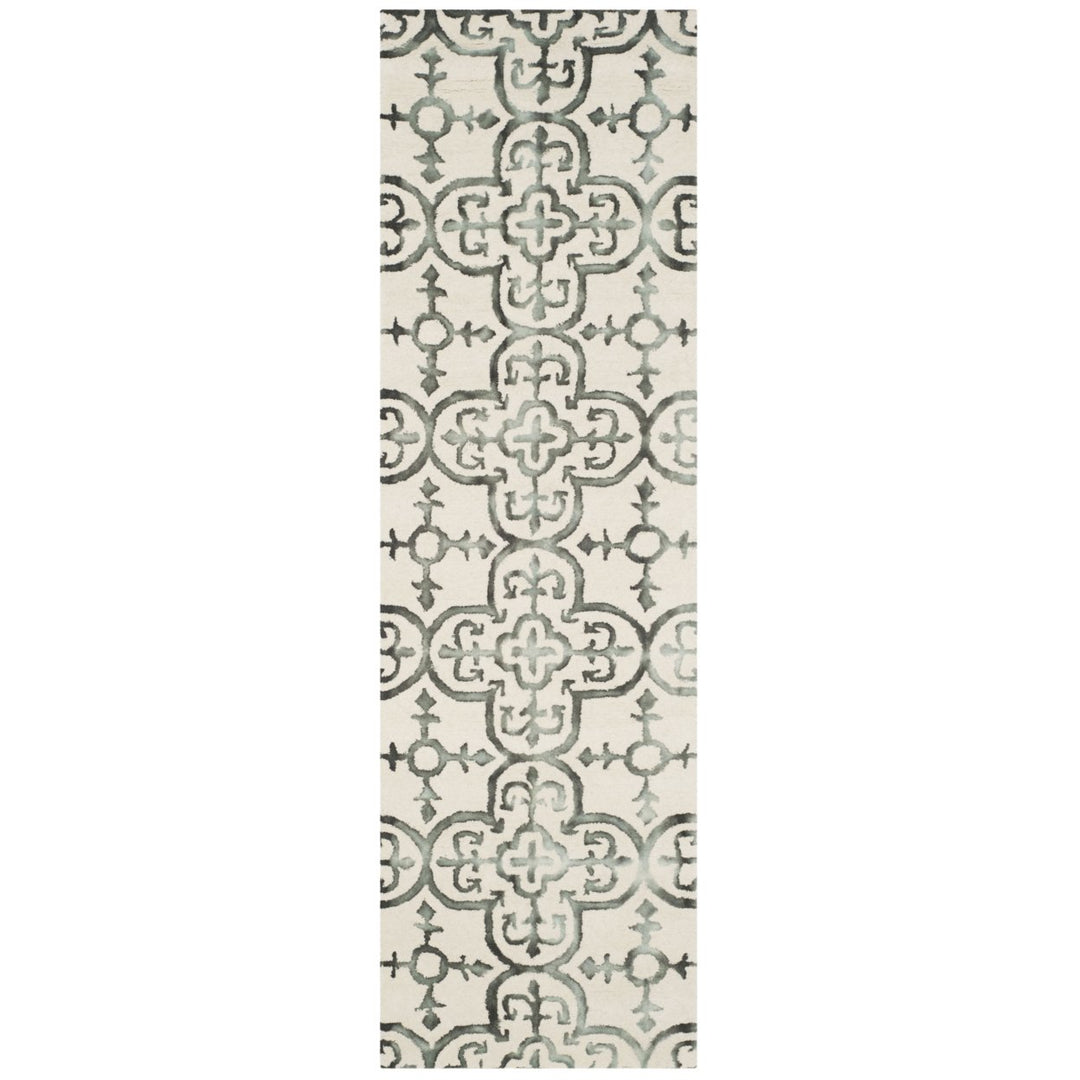 SAFAVIEH Dip Dye DDY711D Handmade Ivory / Charcoal Rug Image 1