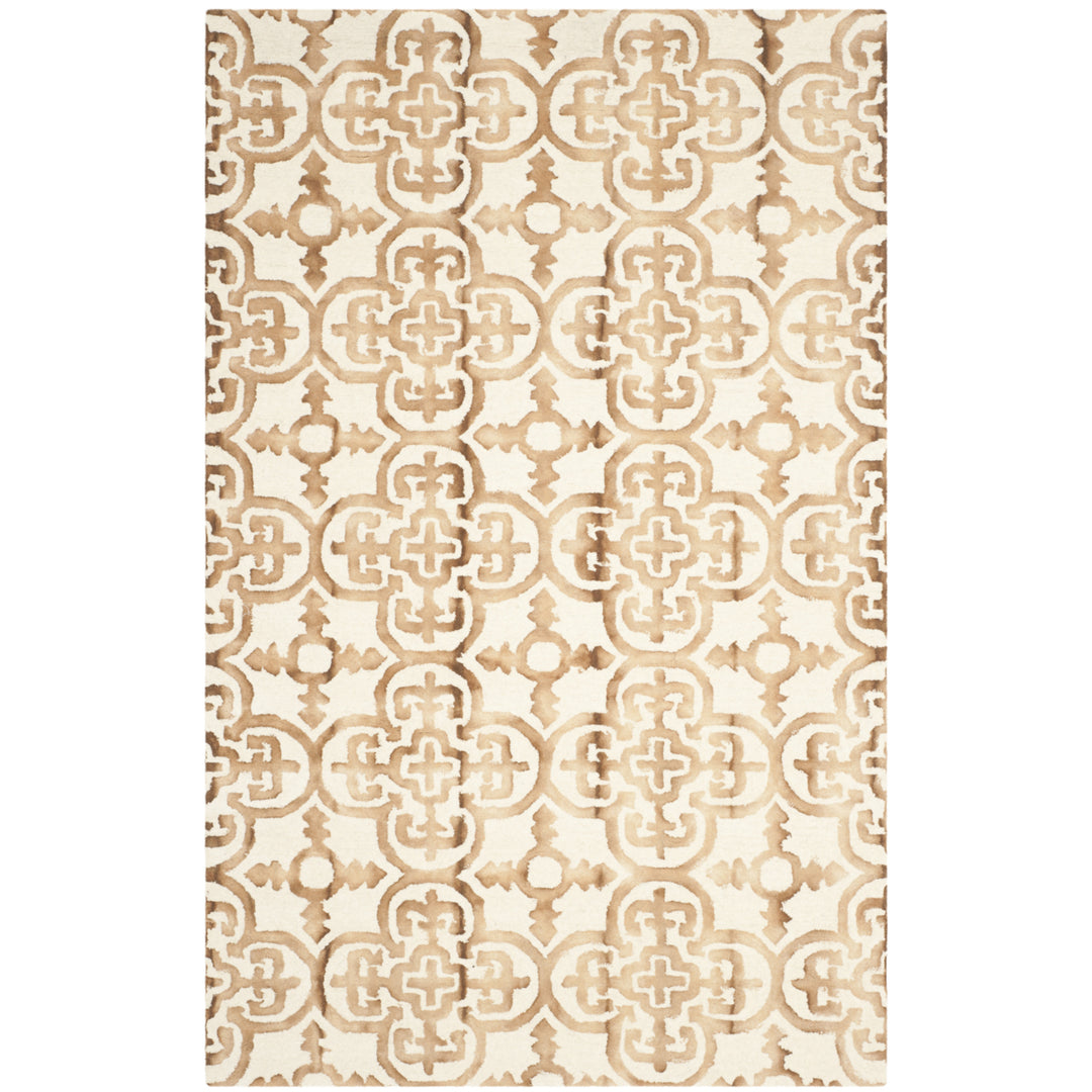 SAFAVIEH Dip Dye DDY711E Handmade Ivory / Camel Rug Image 10