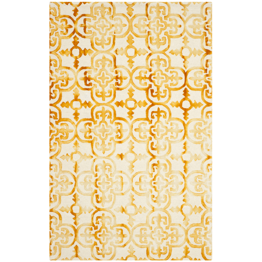 SAFAVIEH Dip Dye DDY711C Handmade Ivory / Gold Rug Image 11