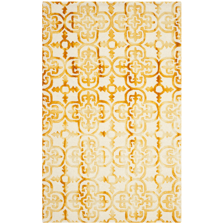 SAFAVIEH Dip Dye DDY711C Handmade Ivory / Gold Rug Image 11