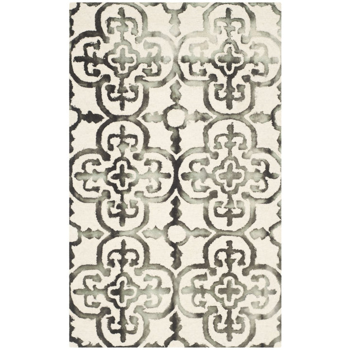 SAFAVIEH Dip Dye DDY711D Handmade Ivory / Charcoal Rug Image 1