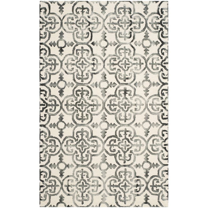 SAFAVIEH Dip Dye DDY711D Handmade Ivory / Charcoal Rug Image 10