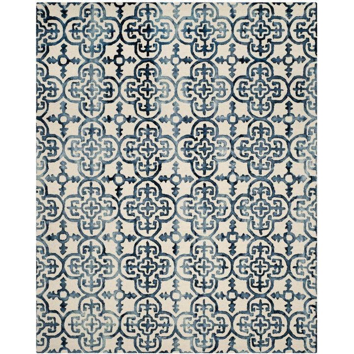 SAFAVIEH Dip Dye DDY711P Handmade Ivory / Navy Rug Image 1