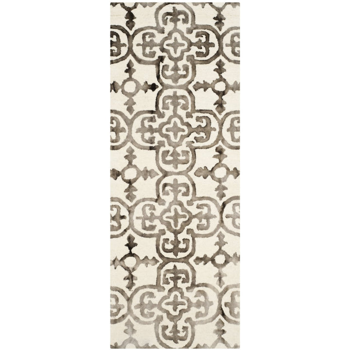 SAFAVIEH Dip Dye DDY711F Handmade Ivory / Brown Rug Image 1