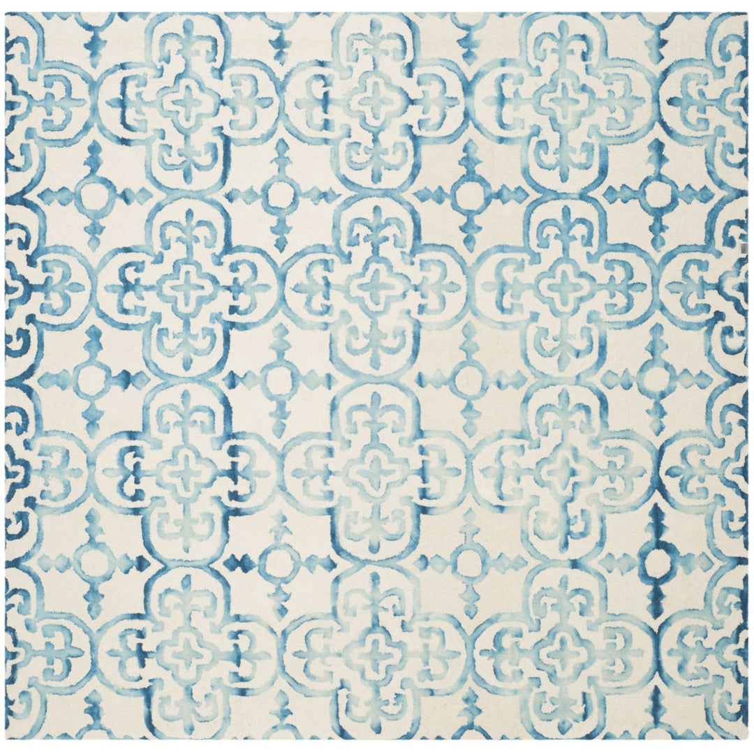 SAFAVIEH Dip Dye DDY711H Handmade Ivory / Turquoise Rug Image 6