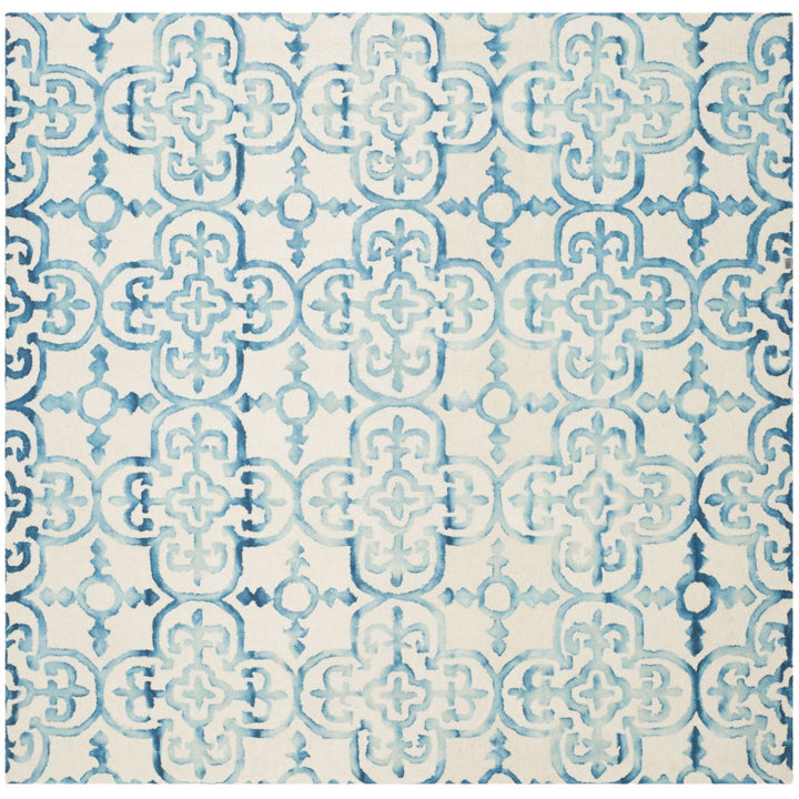 SAFAVIEH Dip Dye DDY711H Handmade Ivory / Turquoise Rug Image 6