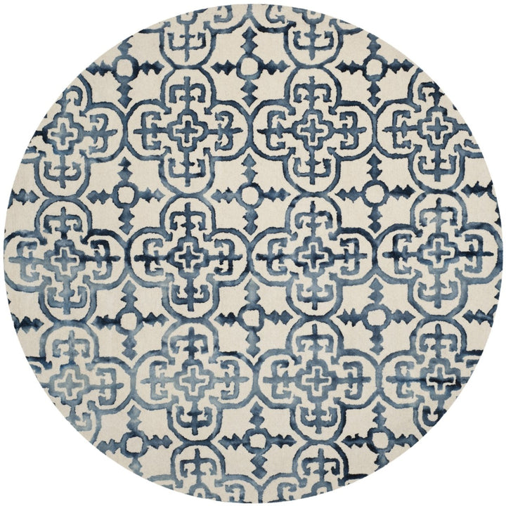 SAFAVIEH Dip Dye DDY711P Handmade Ivory / Navy Rug Image 1