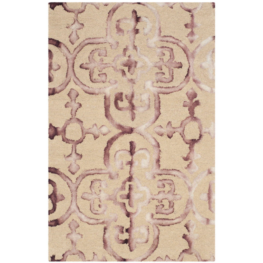 SAFAVIEH Dip Dye DDY711G Handmade Beige / Maroon Rug Image 8